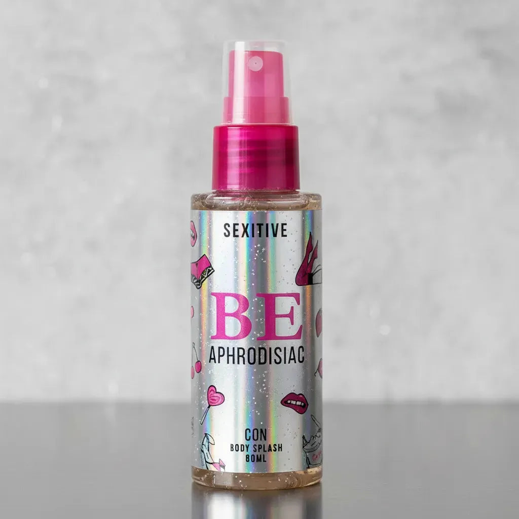 Body Splash Sexitive Be Afrodisiaco con Glitter 60ml