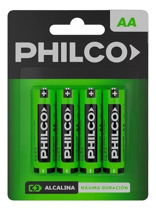 4 Pilas AA Philco Alcalina Blister Cerrado Original
