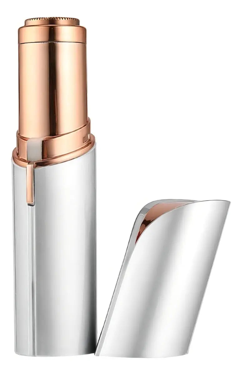 Depiladora Facial Recargable Portatil Sin Dolor Color Blanco