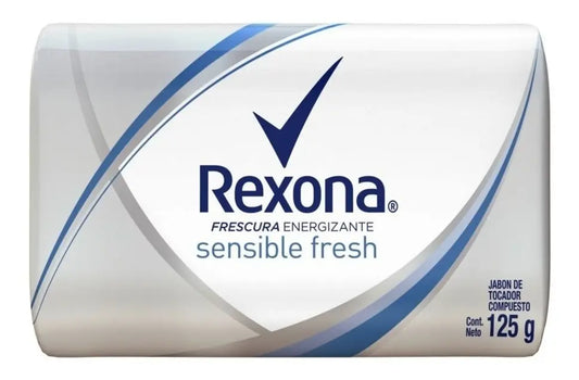 Jabon Tocador Rexona Sensible Fresh 125 Grs