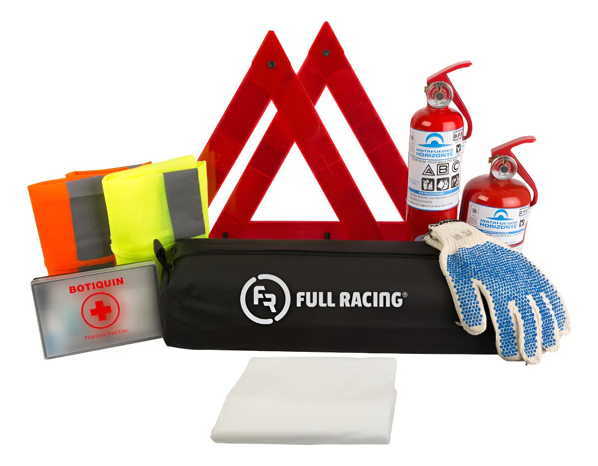 Kit De Seguridad Para Autos 7 En 1 Balizas Chaleco Botiquin