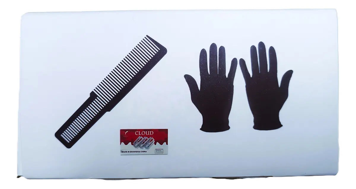 Kit Profesional Barbería Peluquería 12 Piezas Tijeras Navajas 6"