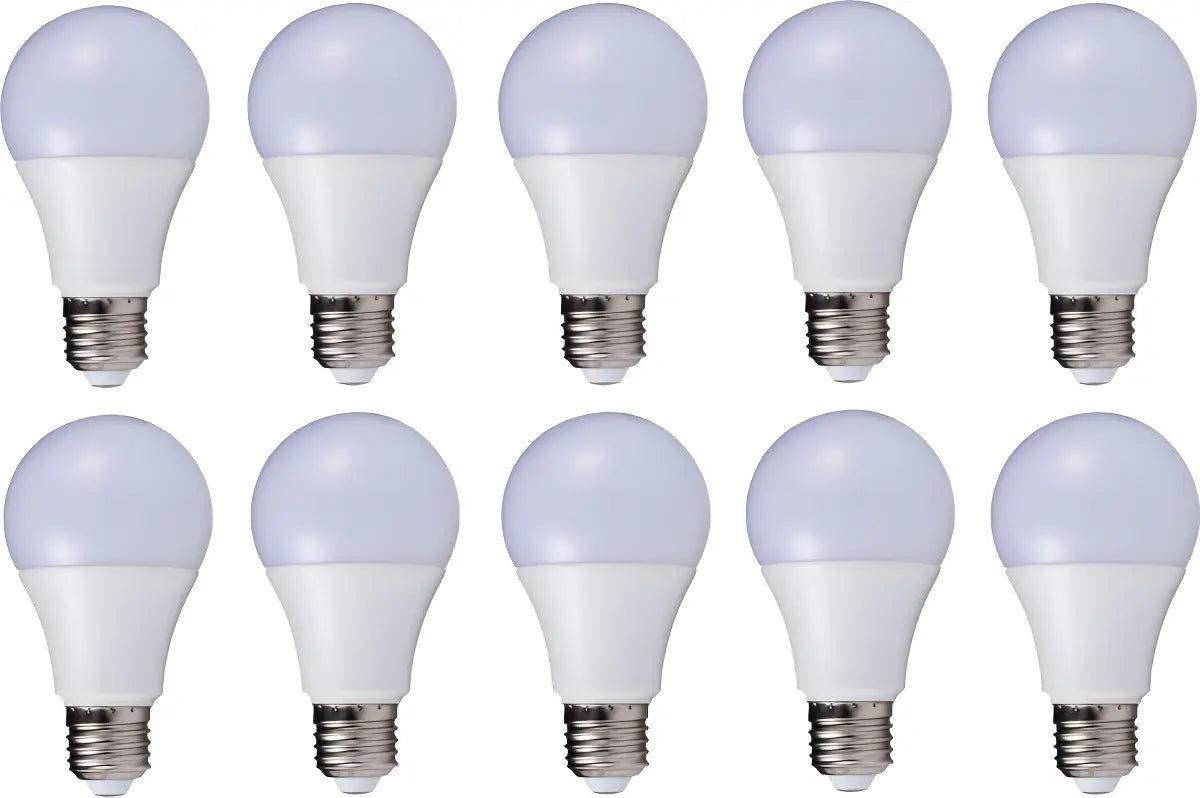 Pack X10 Lampara Led 9w = 75w Luz Dia/fria Cálida Foco Bulbo