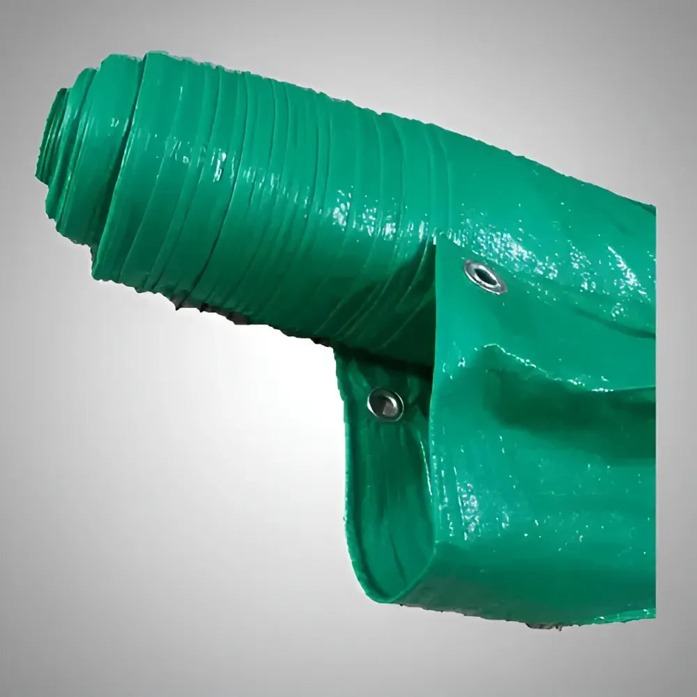 Cubre Cerco De Rafia Verde C/ojales 1.85x10 Mts + Precint