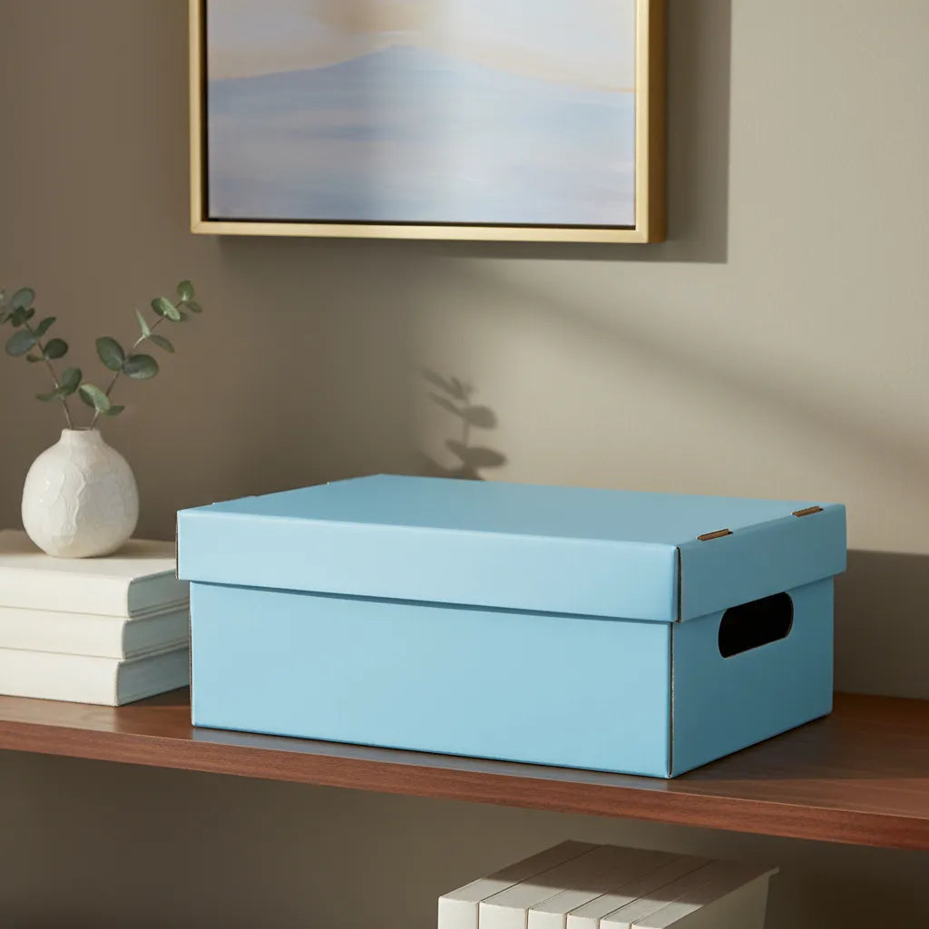 Caja Chica Organizadora De Cartón Barnizada