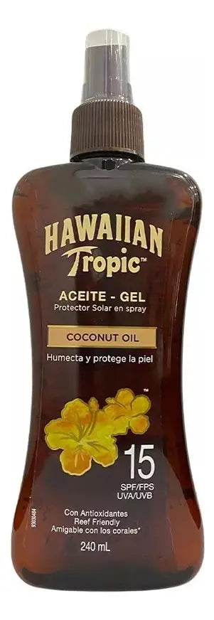 Protector solar Hawaiian Tropic Tanning Oil Protection 15FPS en aceite 240mL