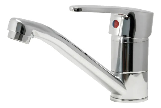 Griferia De Baño Monocomando LIBERCAM RM-400 Canilla Mesada Mezcladora Frio Caliente Color Plateado