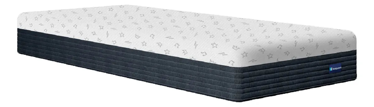 Colchón De Espuma Freestyle 80x190 La Espumería. Color Gris Oscuro