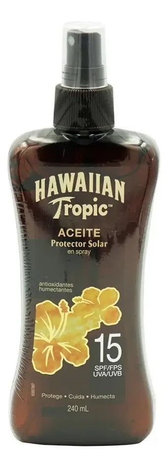 Protector solar Hawaiian Tropic Tanning Oil Protection 15FPS en aceite 240mL