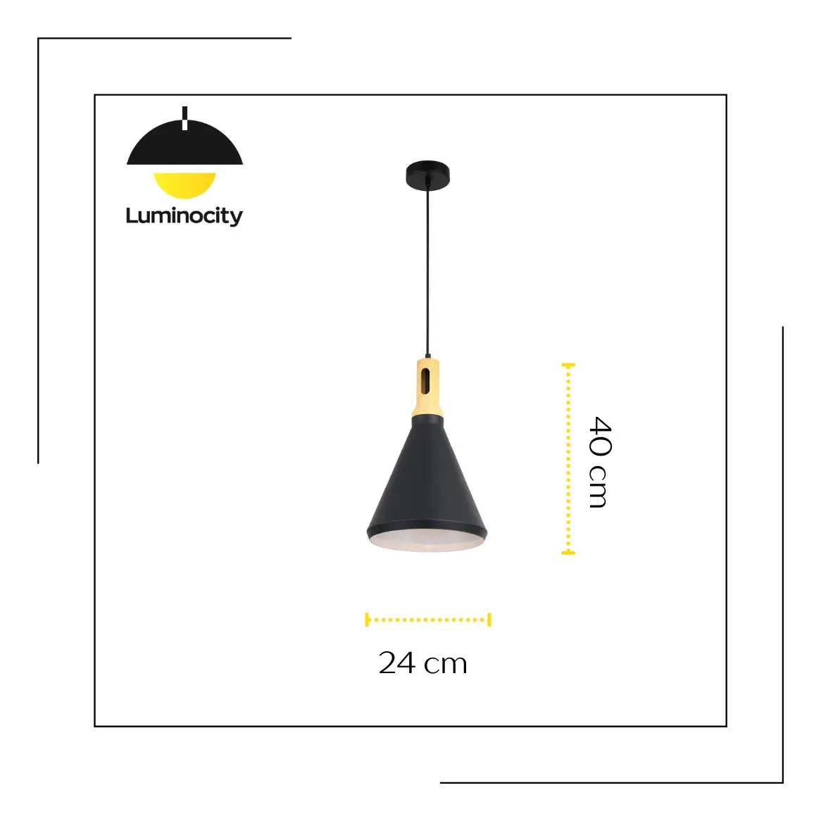Luminaria Colgante Led Liby 1 Blanco Ø16cm E27 Alumin Bixor Estructura Negro