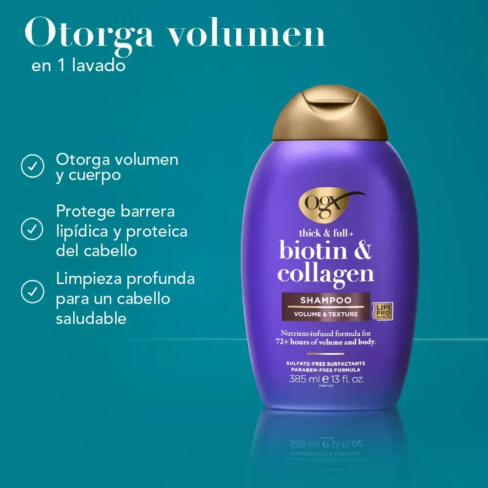 OGX BIOTINA & COLLAGENO SHAMPOO x385ml