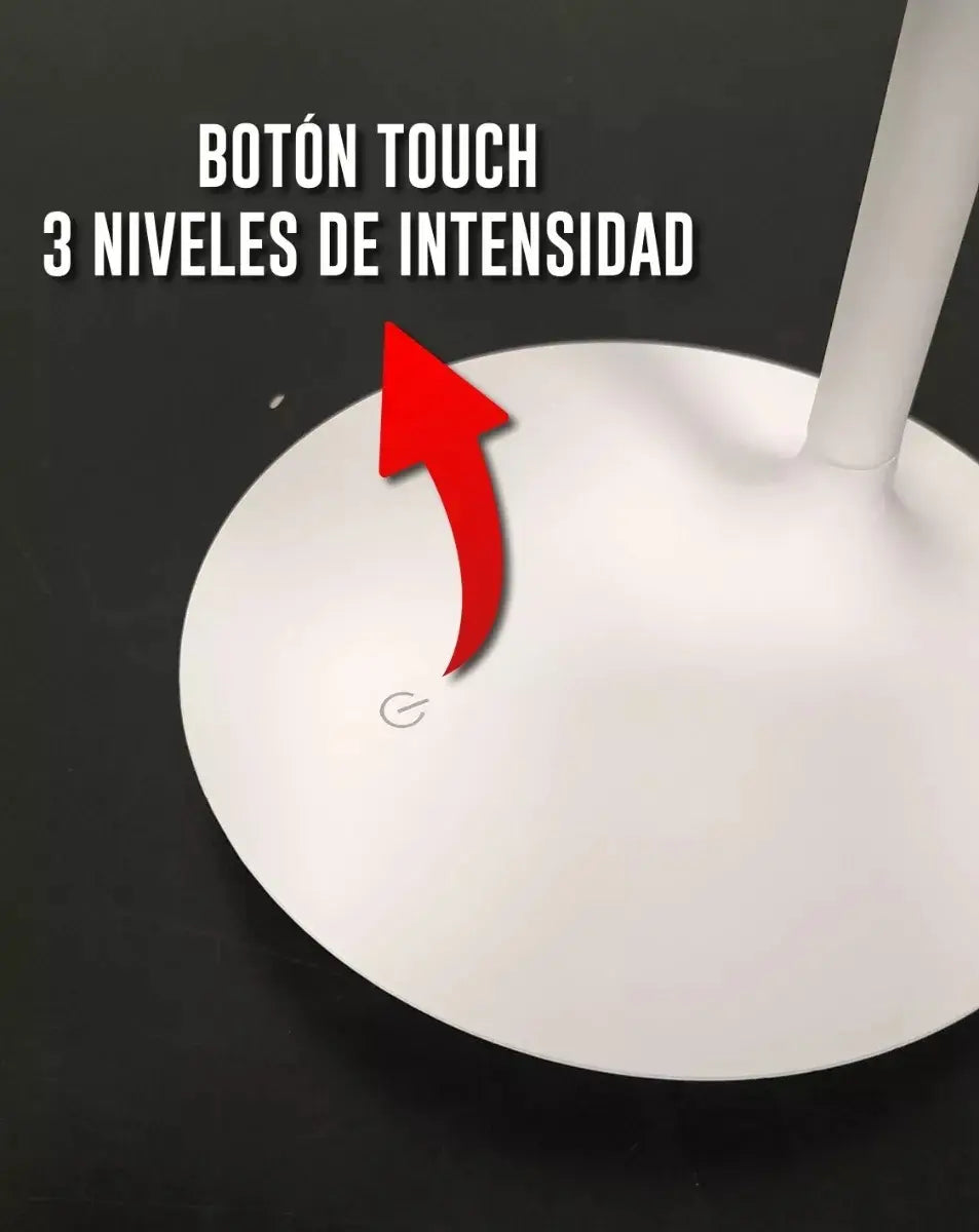 Lampara Flexible Velador Mesa Escritorio Tactil Dimerizable