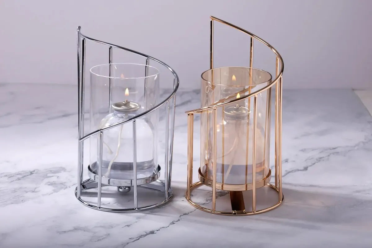 Vela De Parafina Liquida Premium Con Portavela Fibonacci