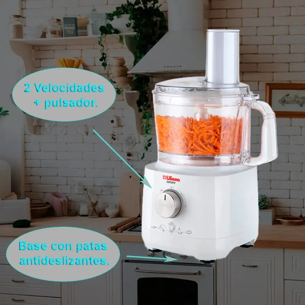 Procesadora y Licuadora Liliana Experty para Cocina con 700W