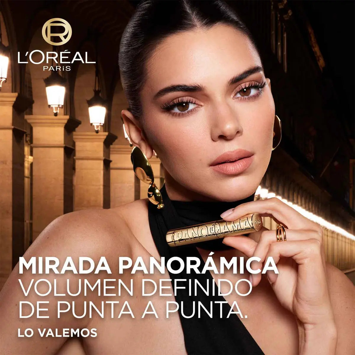 Mascara de Pestañas L'Oréal París Panorama Black Waterproof