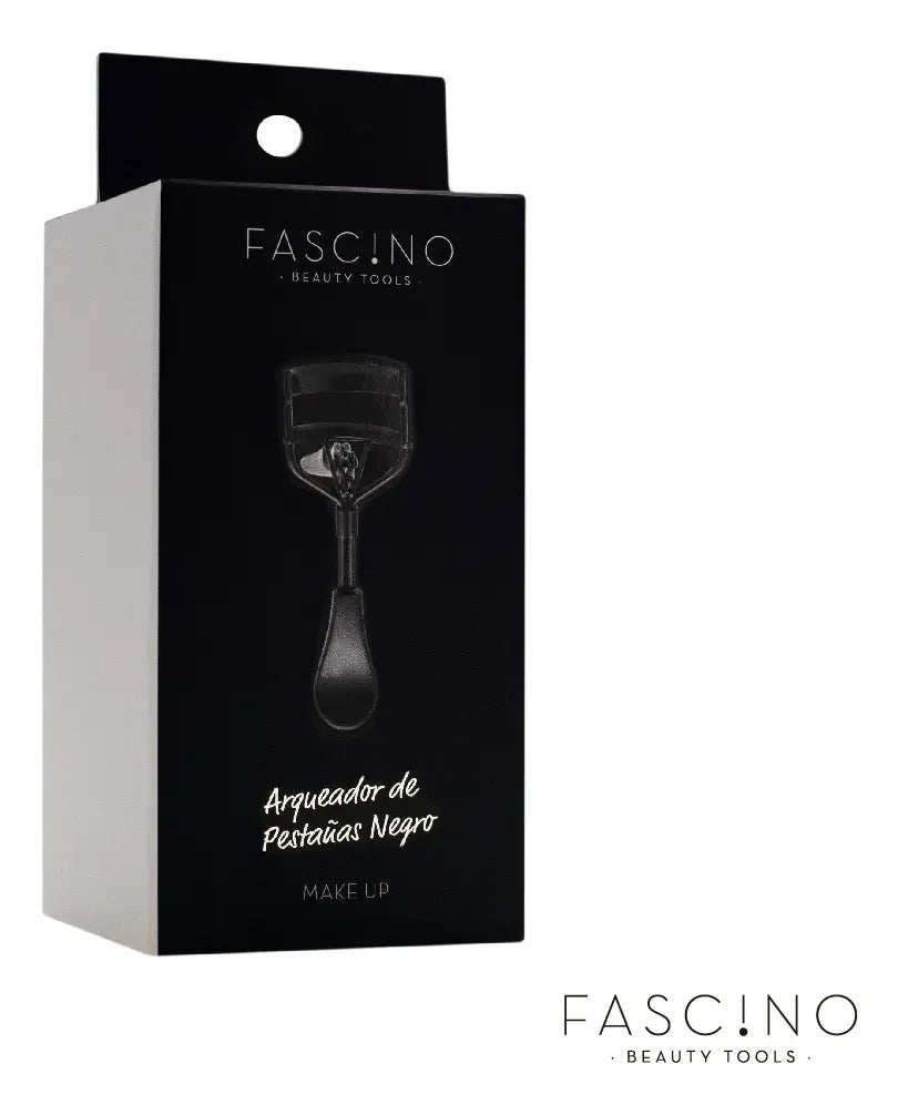 Arqueador De Pestañas De Acero Negro Premium Fascino