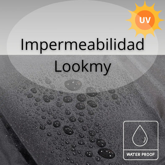 Funda Para Lavarropas Impermeable 60x60 Cm Gris | Cubre Lavarropas Exterior Lookmy | Funda Lavarropas Frontal Con Ajuste |