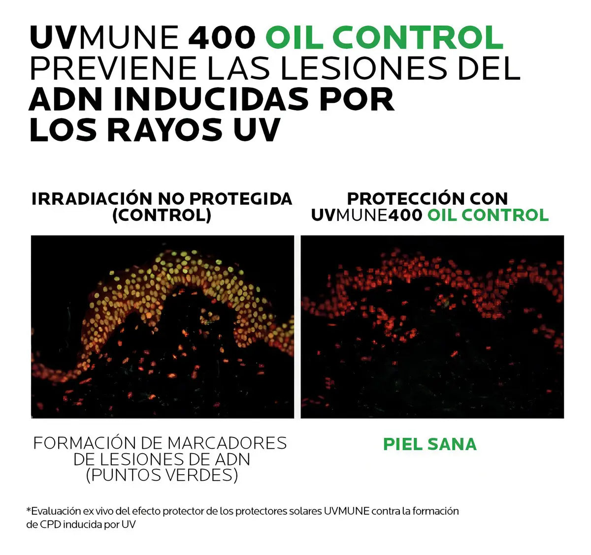La Roche-Posay Anthelios UVMune 400 Oil Control Fluido FPS50+ Con Color, Protector Solar, 12 Horas de Protección con Efecto Matificante, Control de Exceso de Grasa en la Piel, Acabado Seco, 50 ml