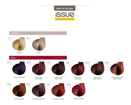 Tintura Issue Coloración Crema 7.26 Rojo Claro Perlado 47g