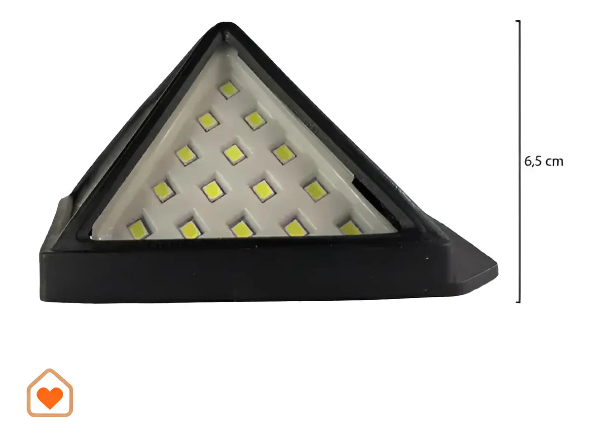 X6 Aplique Reflector Led Panel Solar 100 Leds Casaviva