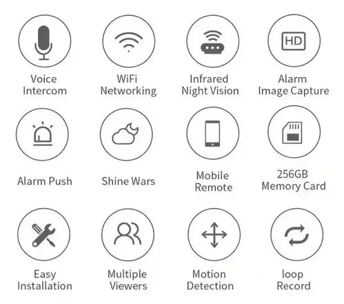 Camara Seguridad Domo 360hd Exterior Wifi Inteligente