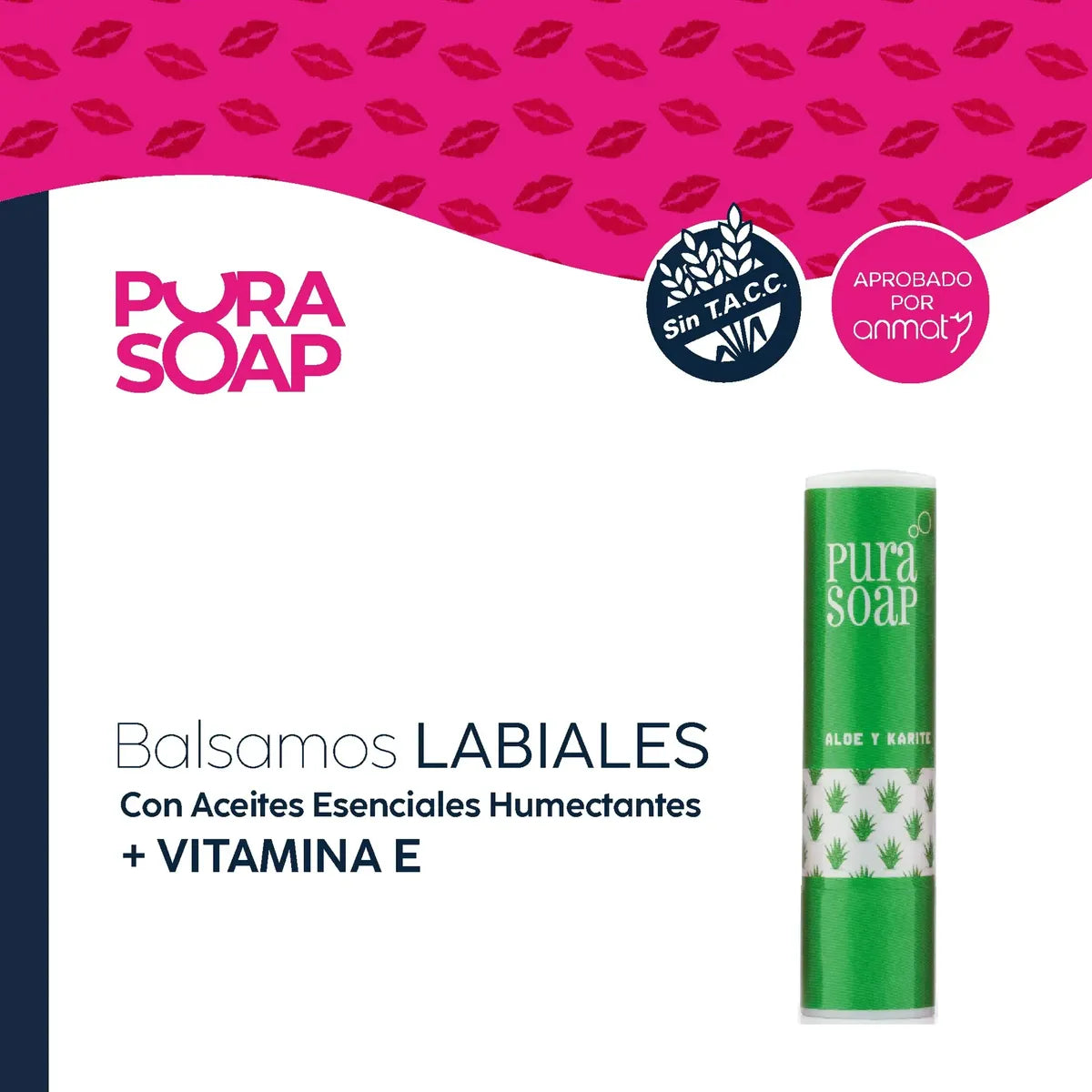 Bálsamo Aloe Vera Paraben Free Pura Soap Oficial