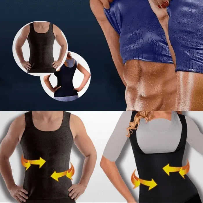 Faja Camiseta Termica Reductora Compresion Deportiva Hombre