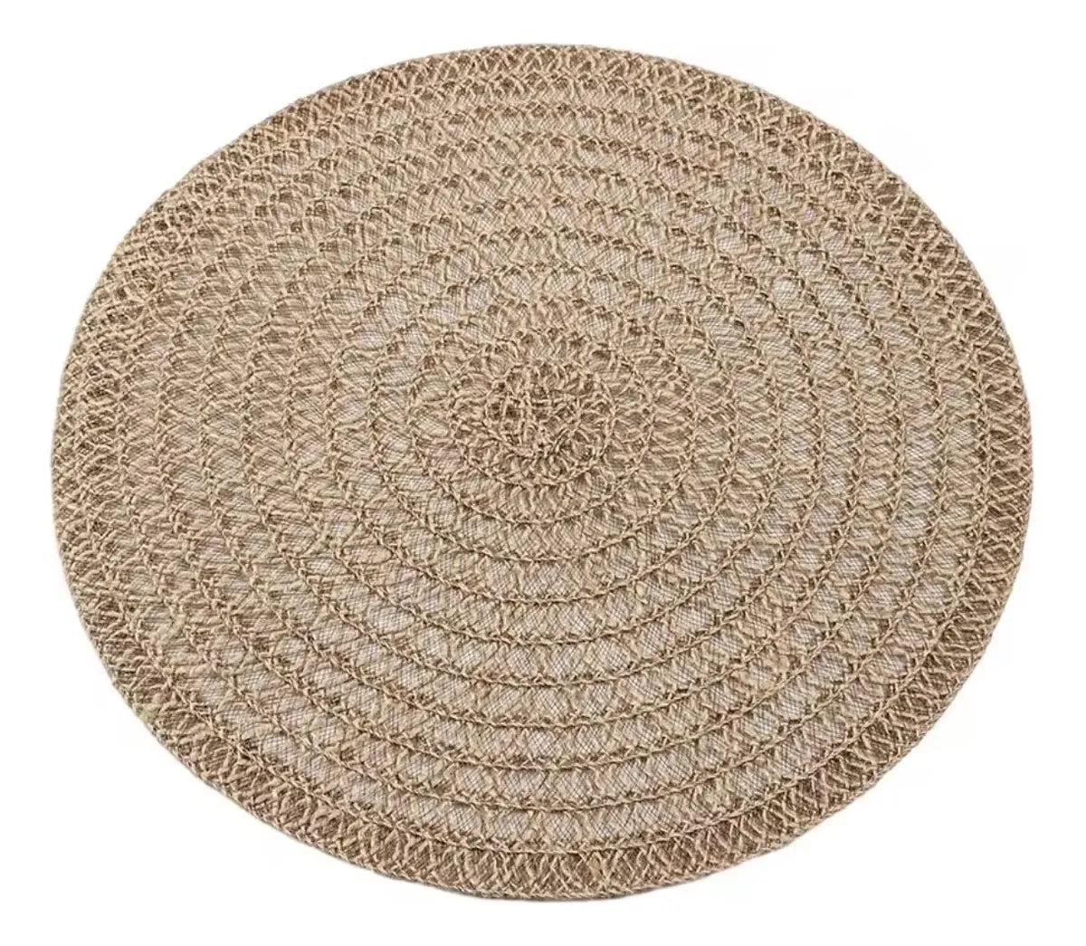 Individuales De Mesa Redondos Rustico 38cm Pack X 6