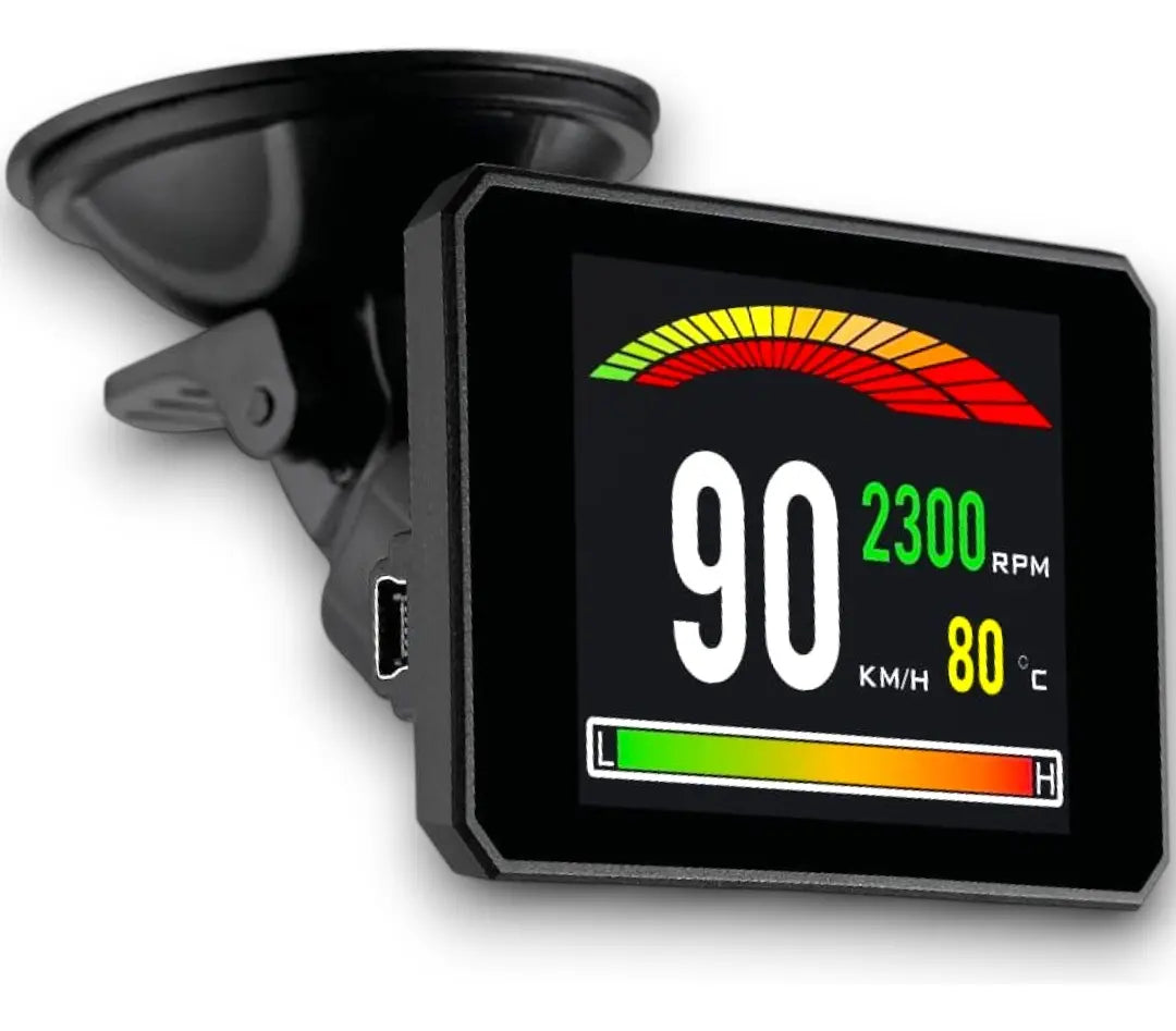 Computadora Automotor Universal Reloj Temperatura Obd2 Rpm
