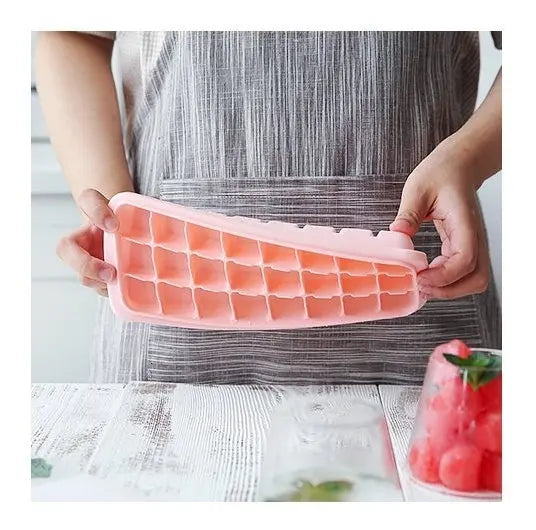 Cubetera De Silicona Con Tapa Smak 24 Hielo