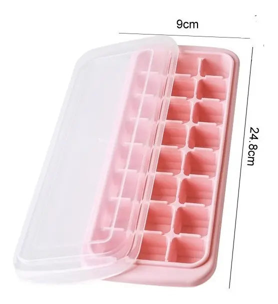 Cubetera De Silicona Con Tapa Smak 24 Hielo