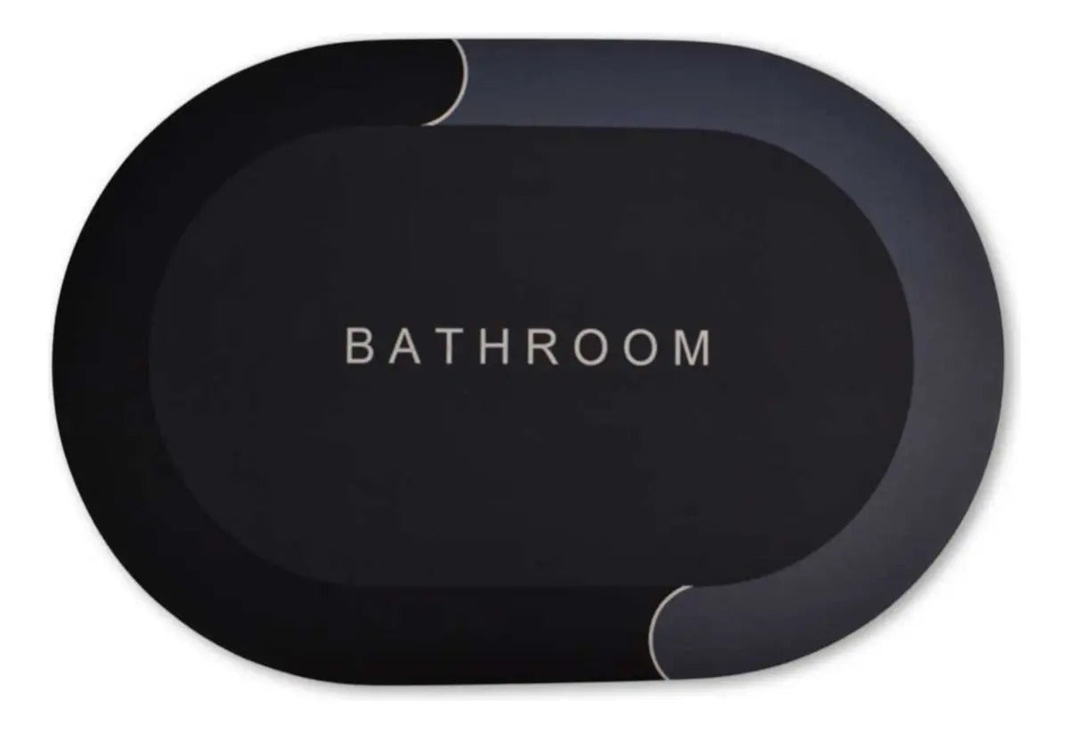 Alfombra Baño Fr B0431 Verde Antideslizante