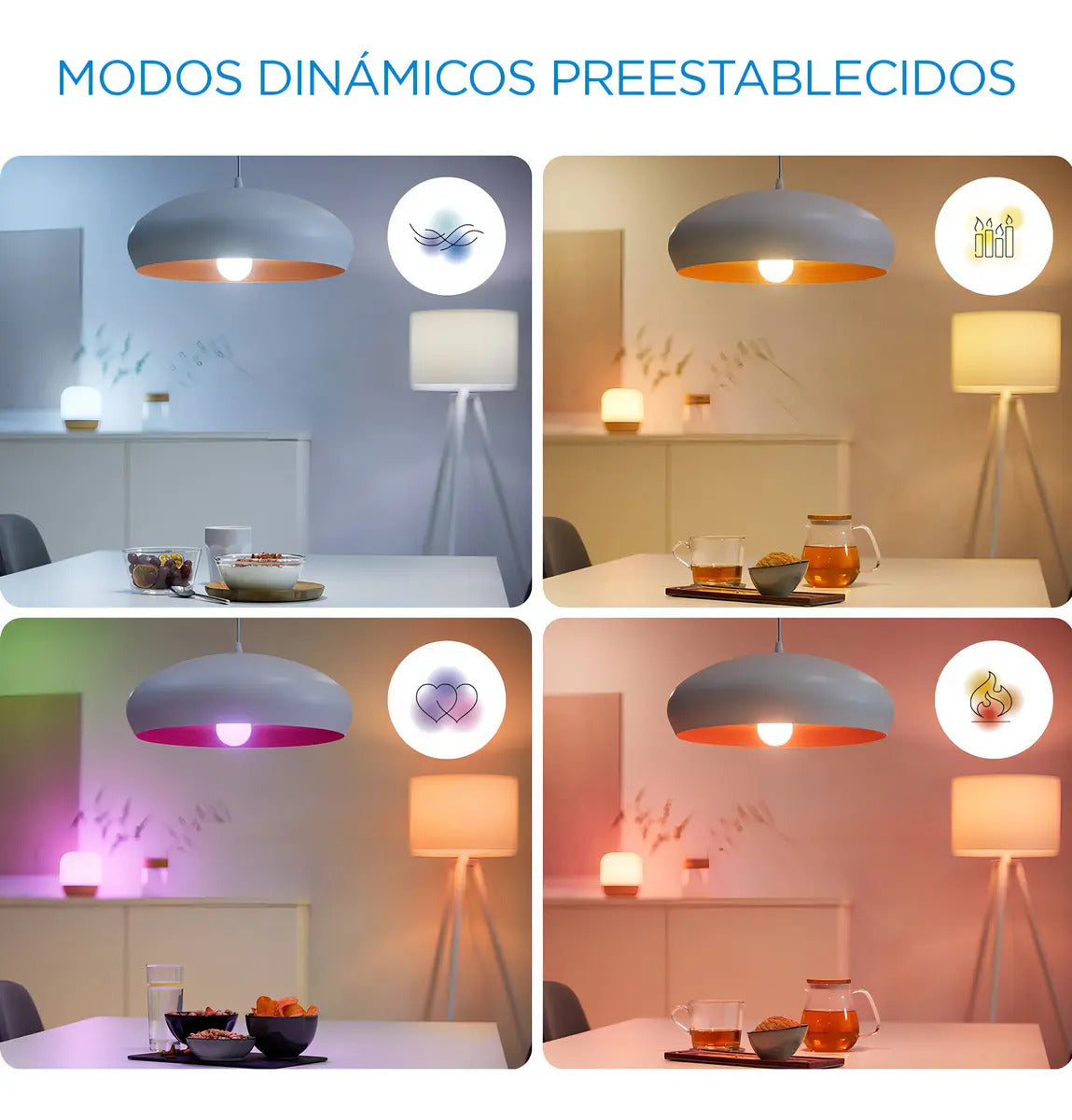 Lampara Philips Led Inteligente Wifi Smart Color Rgb Gu10