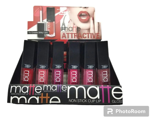 Brillo Labial Mate Tejar Antiadherente Fucsia 01