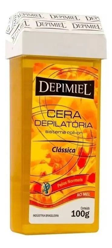 Cera Depilatoria Roll-On Clásica x100 g Depimiel X5 Unidades