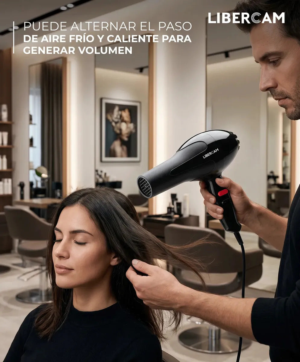Secador De Pelo Libercam RSEC-02 1800W Negro