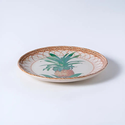 Plato de Postre Porto Brasil PineApple 20.5Cm 542094