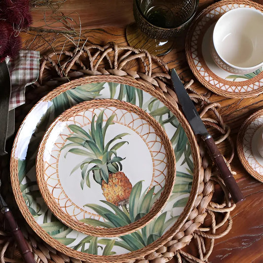 Plato Hondo Porto Brasil PineApple 21 Cm 542453
