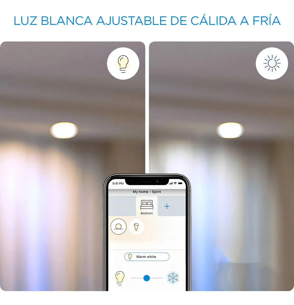 Lampara Philips Led Inteligente Wifi Smart Color Rgb Gu10