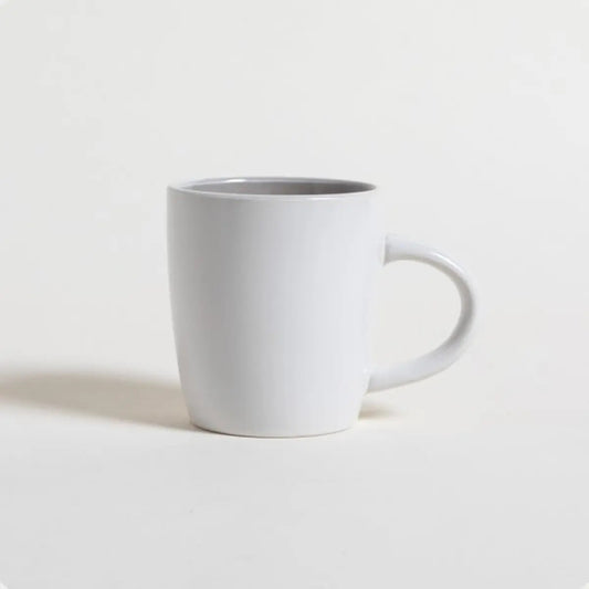 Mug Dalian Blanco Y Beige 330 Ml