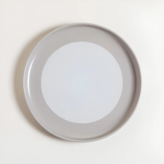 Plato De Postre Dalian Beige Y Blanco 20 Cm (X6)