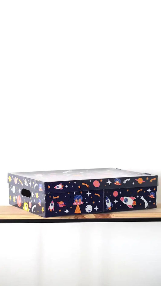 Set X10 Cajas Chicas Organizadoras De Cartón Barnizadas