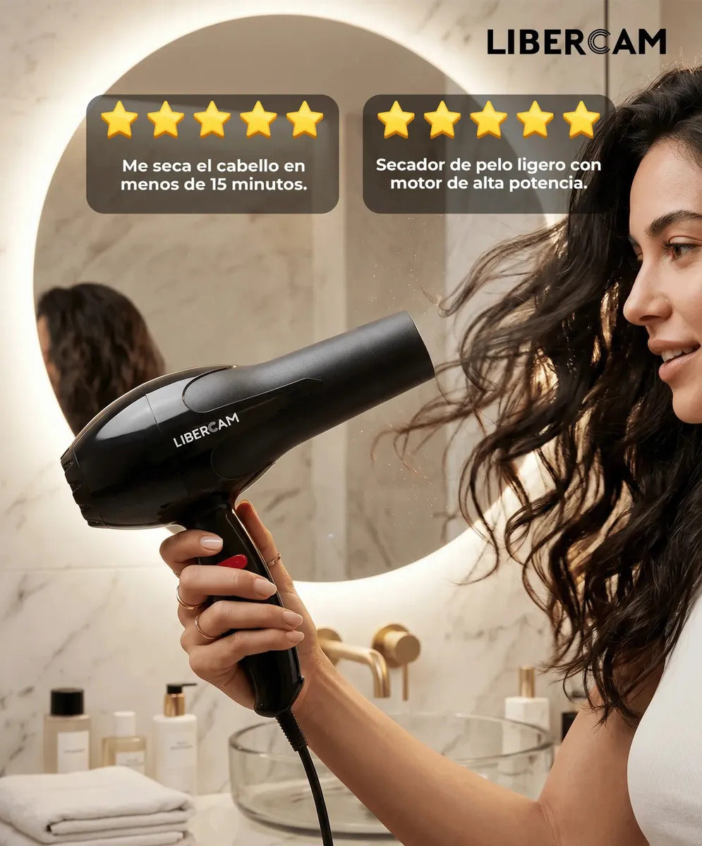 Secador De Pelo Libercam RSEC-02 1800W Negro