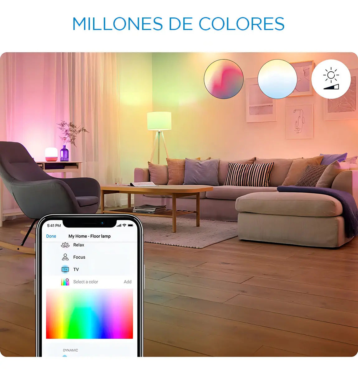 Lampara Philips Led Inteligente Wifi Smart Color Rgb Gu10