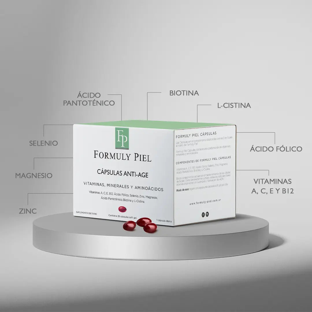 Capsulas Formuly Piel Anti Age 28 Capsulas