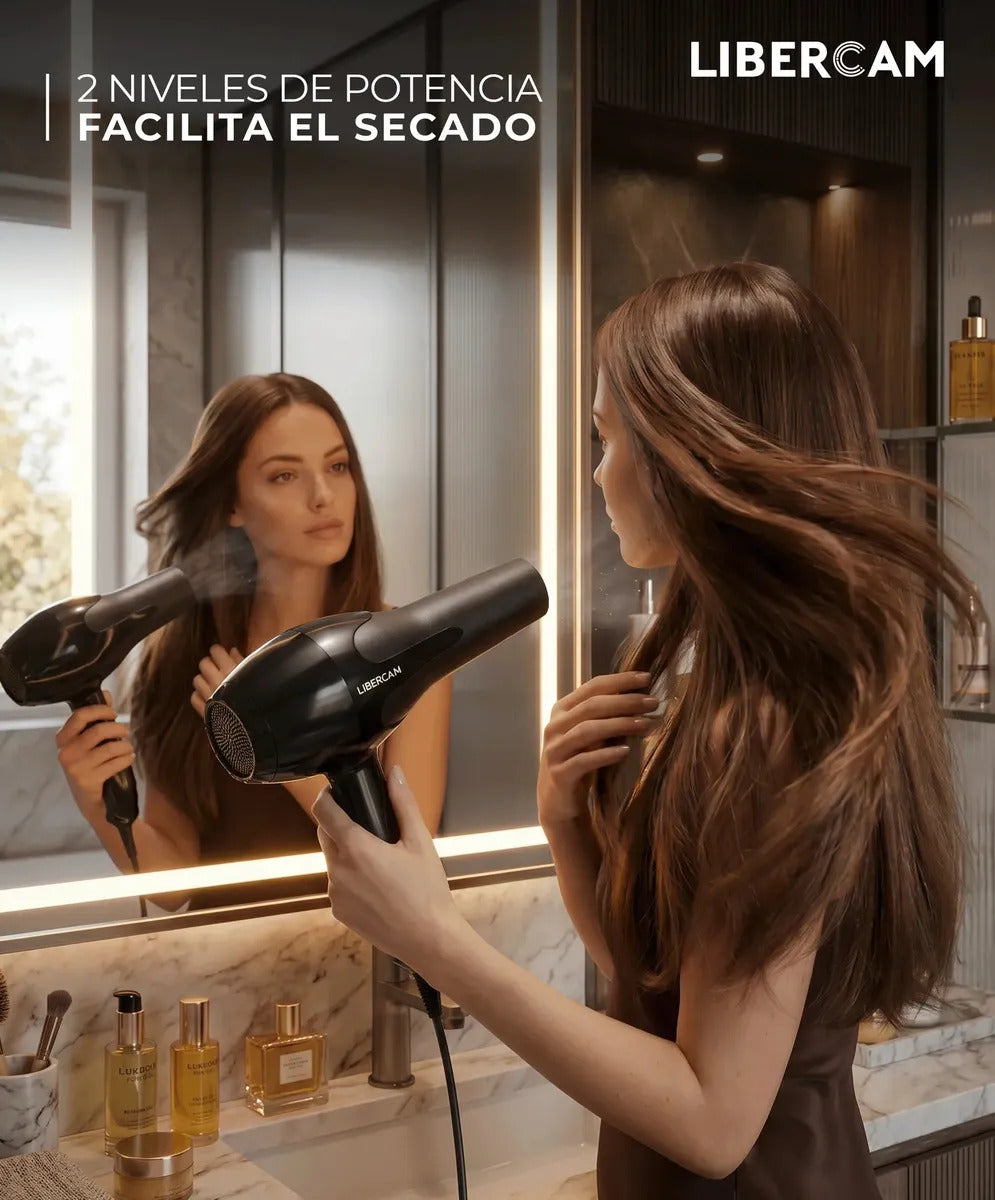 Secador De Pelo Libercam RSEC-02 1800W Negro