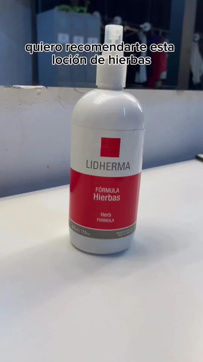 Loción Hierbas Descongestiva Hidratante Tónica Lidherma Tipo de piel Seca,Normal,Mixta