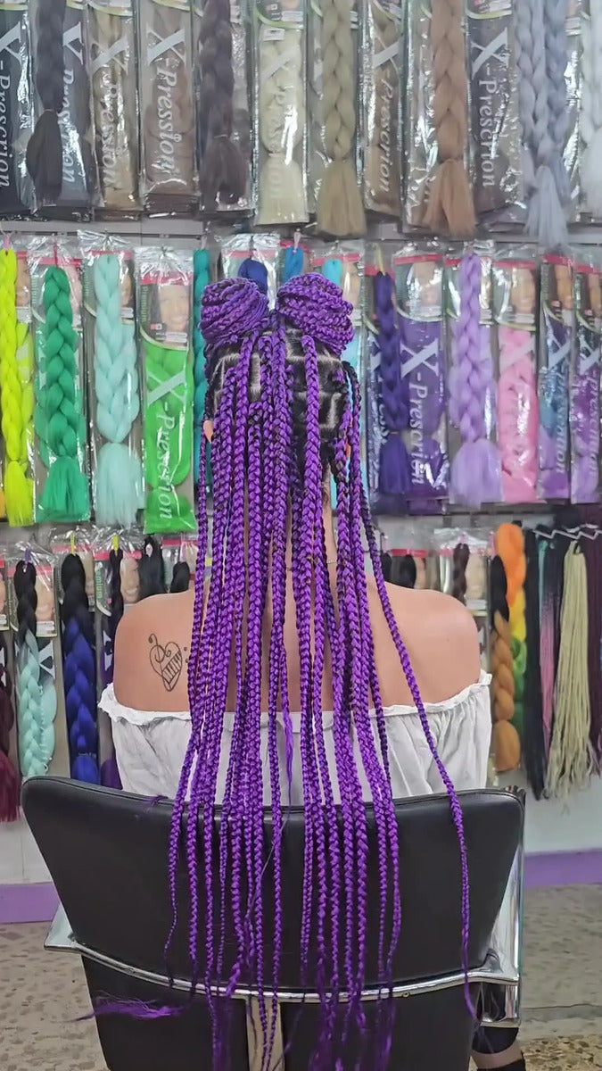 Extensiones Pelo Kanekalon Termico Jumbo Trenzas Africanas