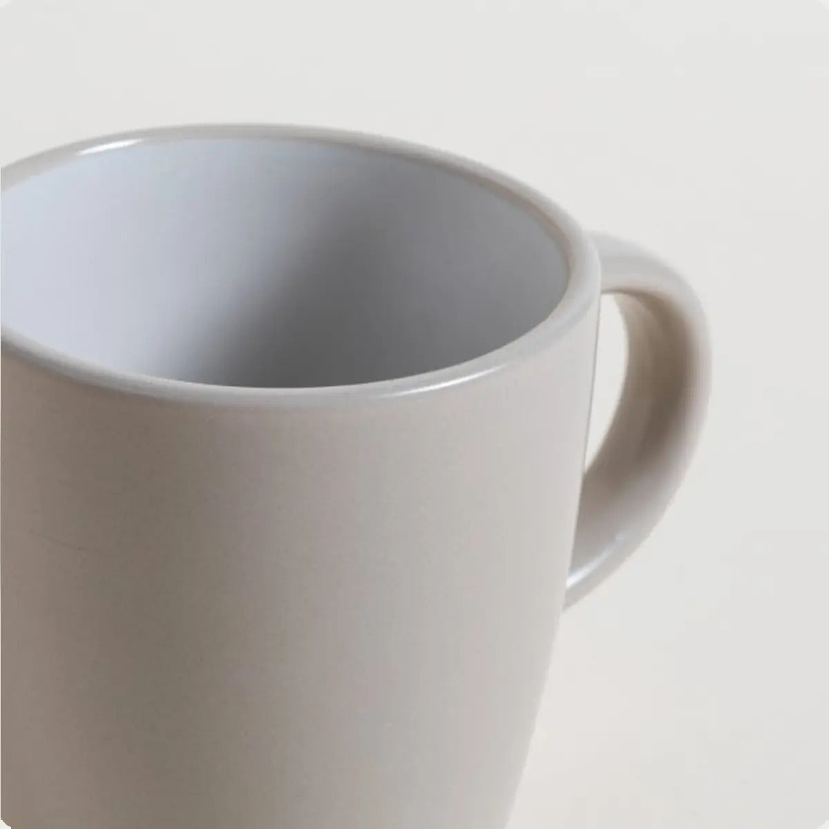 Mug Dalian Beige Y Blanco 330 Ml