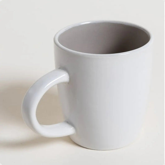 Mug Dalian Blanco Y Beige 330 Ml